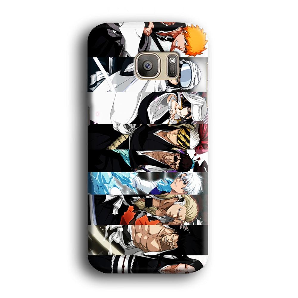 Bleach Characters Samsung Galaxy S7 Edge Case-Plastic / Full Wrap (3D Case)-Xtracase