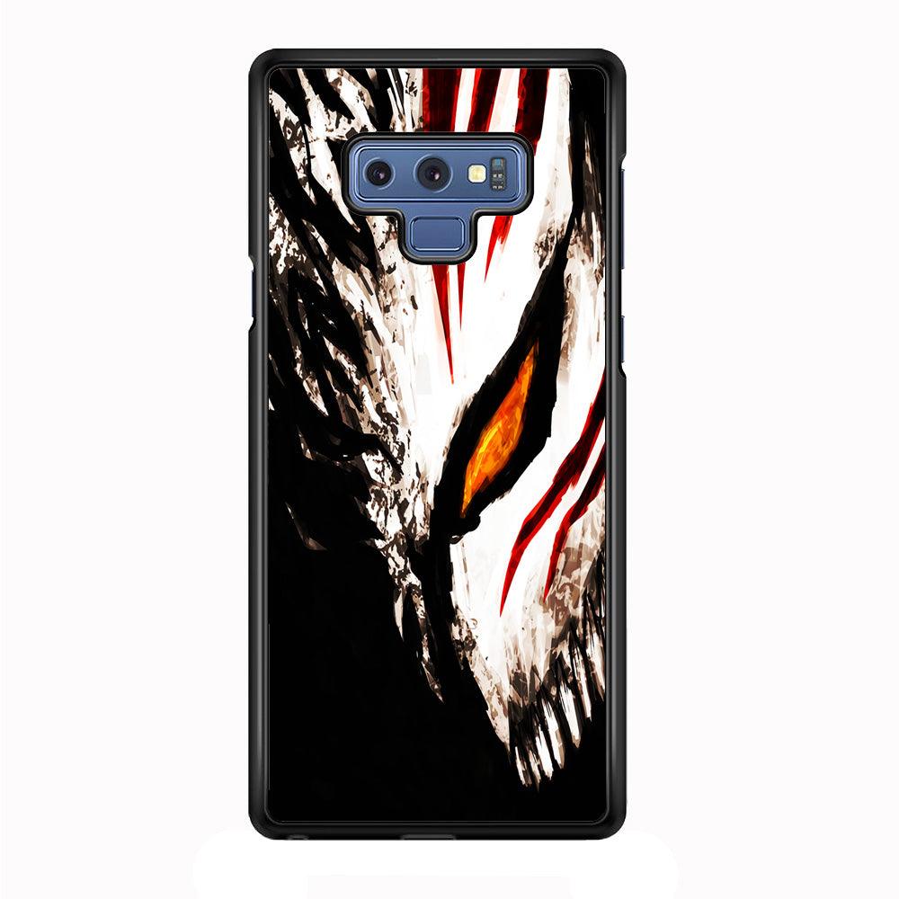 Bleach Ichigo Hollow Mask Samsung Galaxy Note 9 Case-Rubber / Black (2D Case)-Xtracase