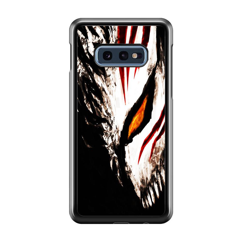 Bleach Ichigo Hollow Mask Samsung Galaxy S10E Case-Rubber / Black (2D Case)-Xtracase