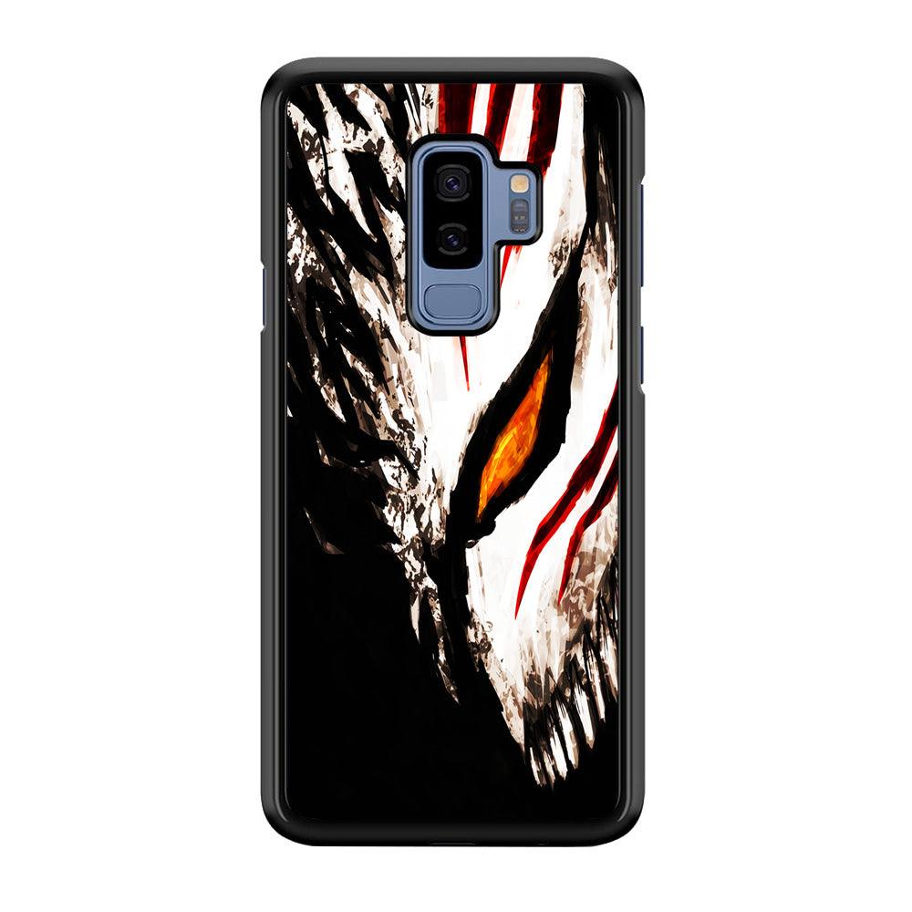 Bleach Ichigo Hollow Mask Samsung Galaxy S9 Plus Case-Rubber / White (2D Case)-Xtracase