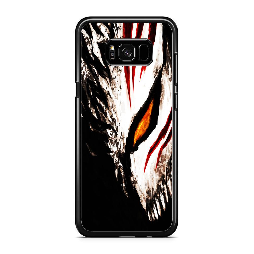 Bleach Ichigo Hollow Mask Samsung Galaxy S8 Case-Rubber / Black (2D Case)-Xtracase