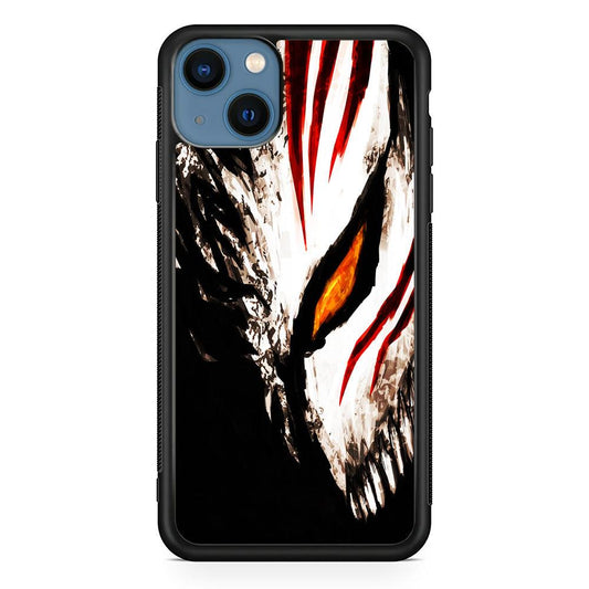 Bleach Ichigo Hollow Mask iPhone 13 Pro Case-Rubber / Black (2D Case)-Xtracase