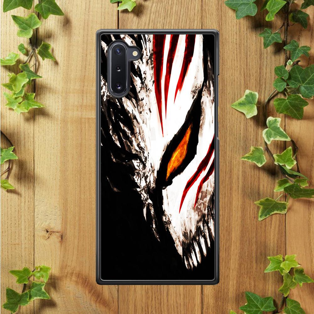 Bleach Ichigo Hollow Mask Samsung Galaxy Note 10 Case-Rubber / Black (2D Case)-Xtracase
