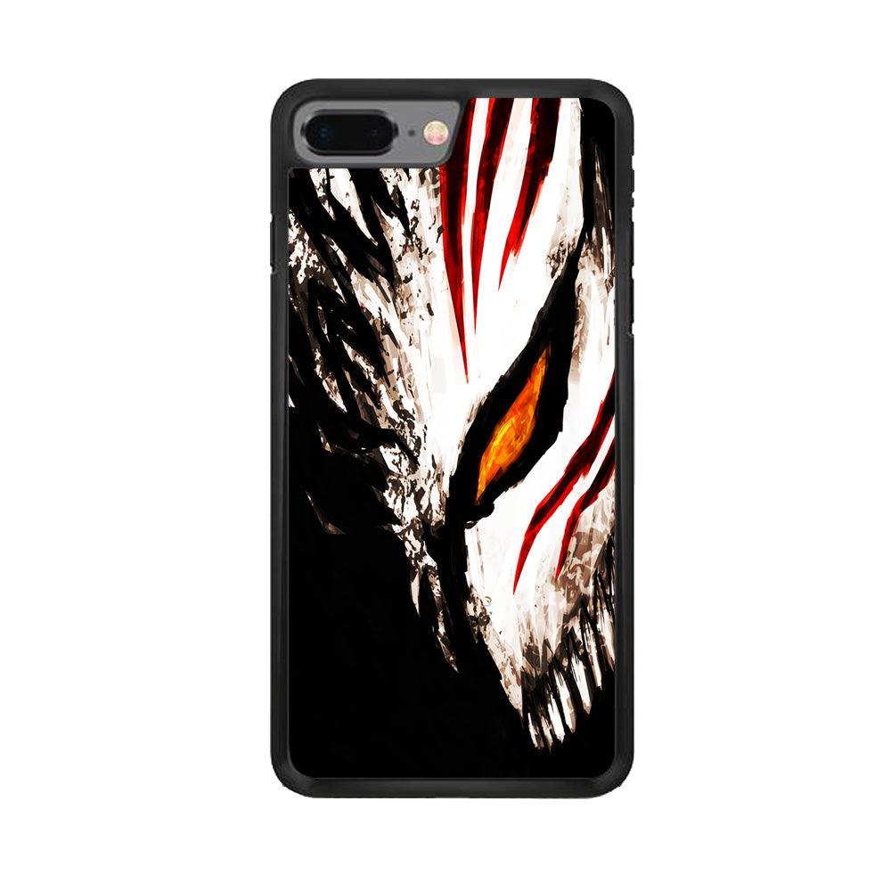 Bleach Ichigo Hollow Mask iPhone 7 Plus Case-Rubber / Black (2D Case)-Xtracase