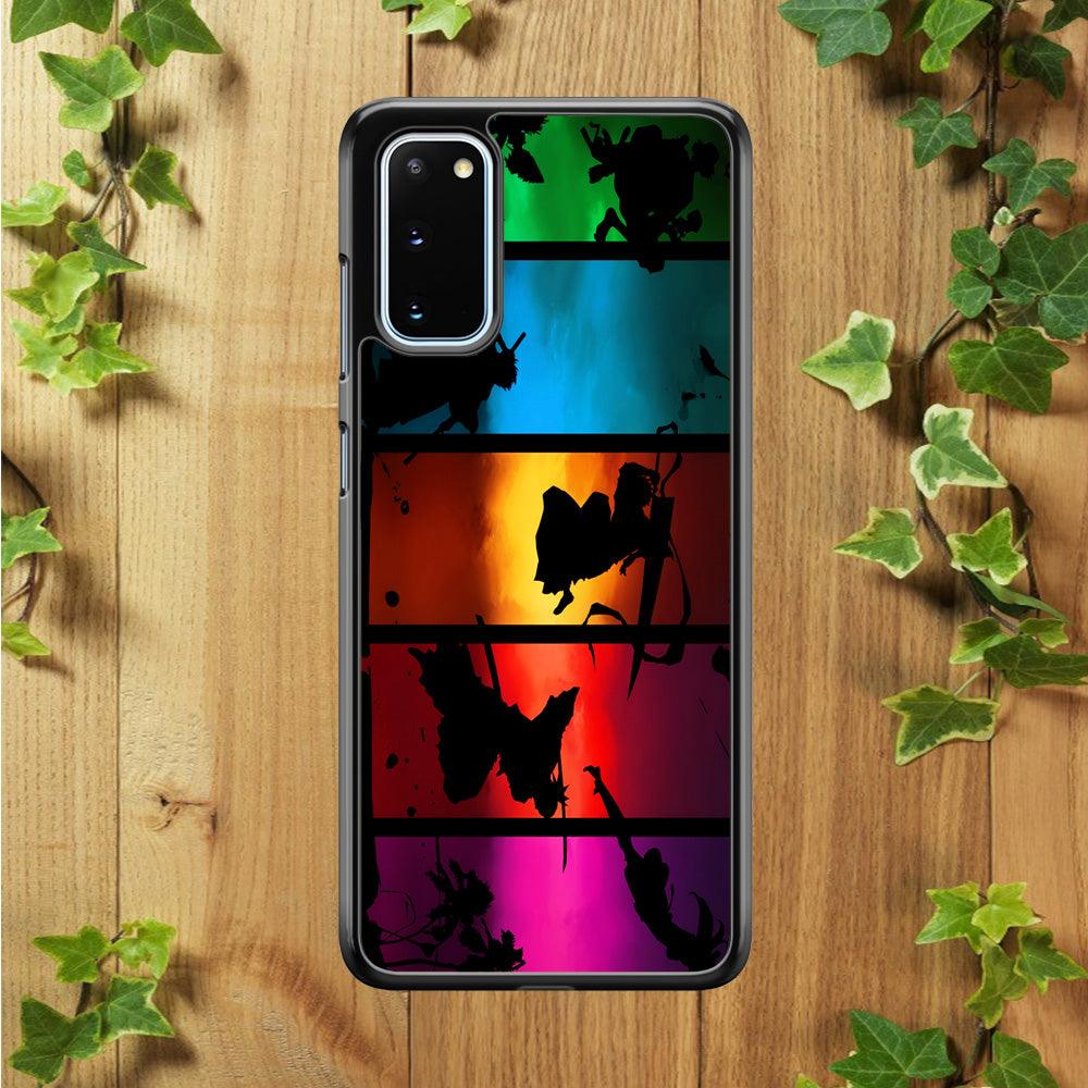 Bleach Silhouette Art Samsung Galaxy S20 Case-Plastic / Full Wrap (3D Case)-Xtracase