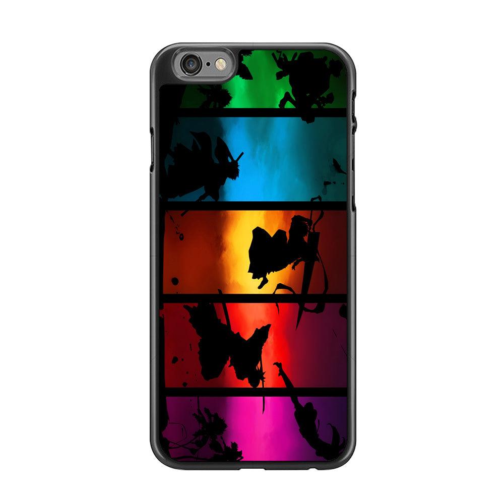 Bleach Silhouette Art iPhone 6 | 6s Case-Rubber / Black (2D Case)-Xtracase