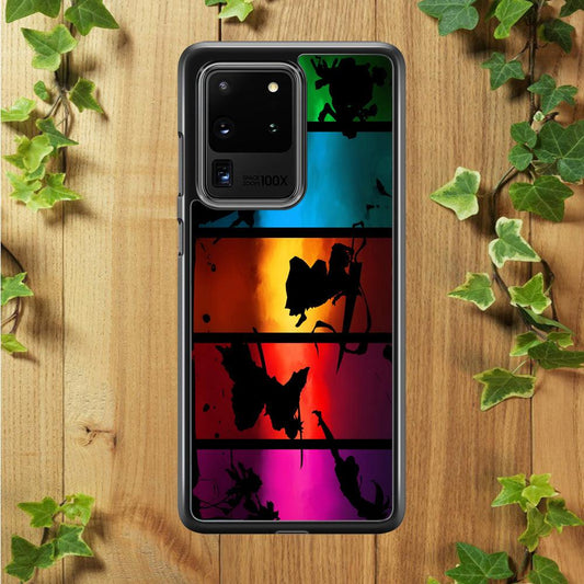 Bleach Silhouette Art Samsung Galaxy S20 Ultra Case-Plastic / Full Wrap (3D Case)-Xtracase