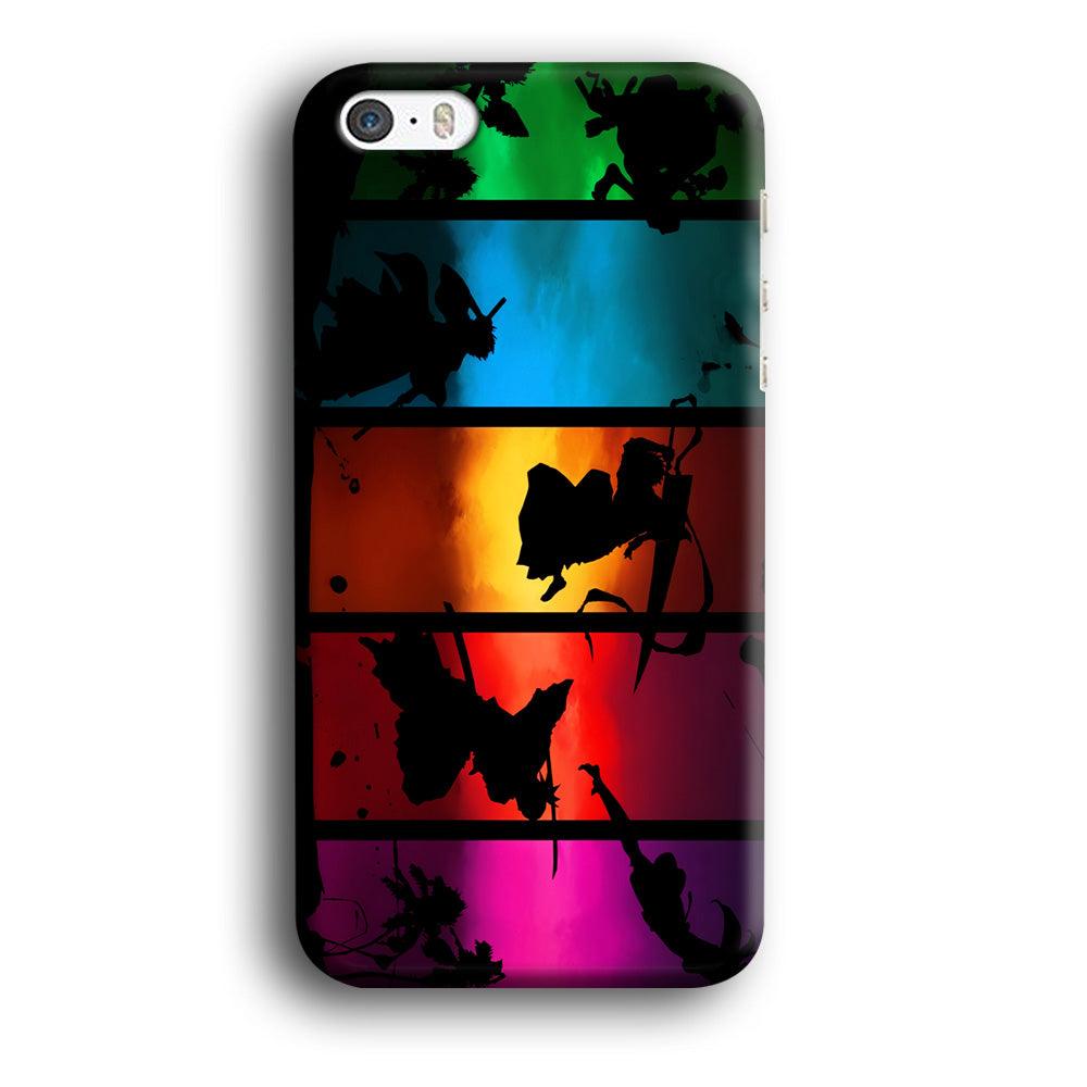 Bleach Silhouette Art iPhone 5 | 5s Case-Plastic / Full Wrap (3D Case)-Xtracase