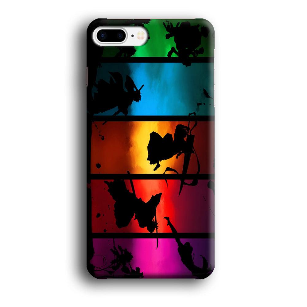 Bleach Silhouette Art iPhone 8 Plus Case-Plastic / Full Wrap (3D Case)-Xtracase