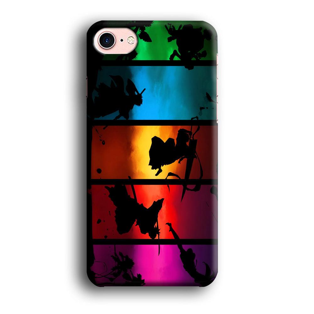 Bleach Silhouette iPhone SE 2020 Case-Plastic / Full Wrap (3D Case)-Xtracase