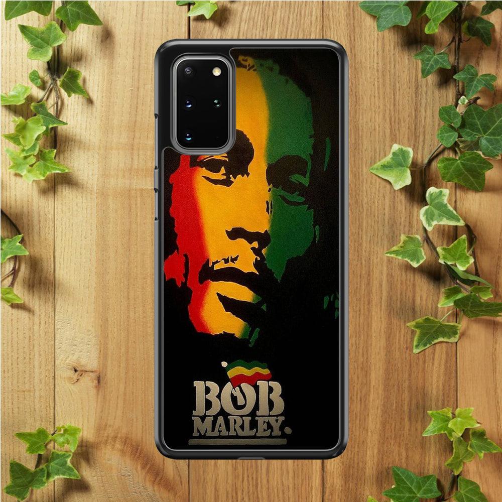 Bob Marley 002 Samsung Galaxy S20 Plus Case-Rubber / White (2D Case)-Xtracase