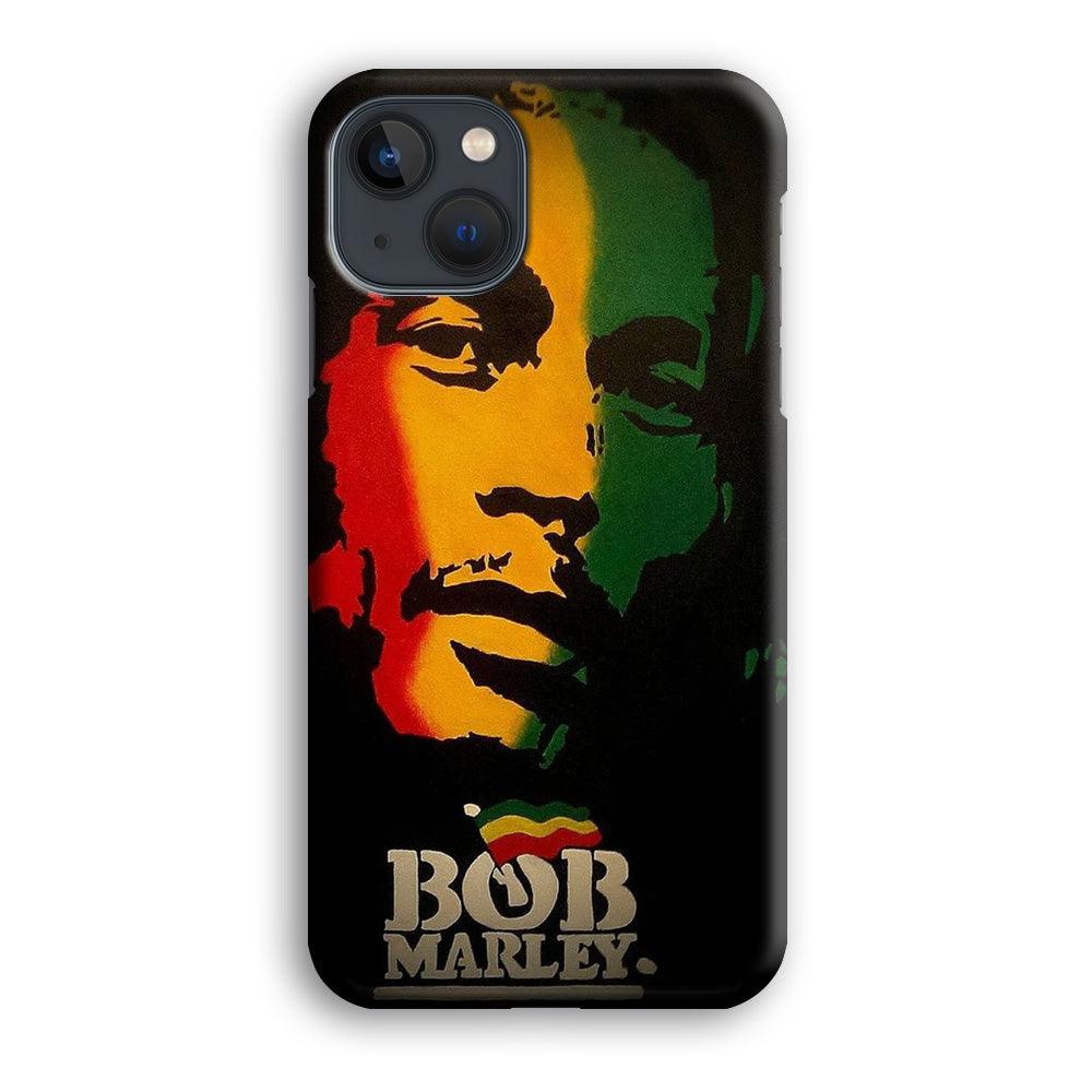 Bob Marley 002 iPhone 13 Case-Plastic / Full Wrap (3D Case)-Xtracase
