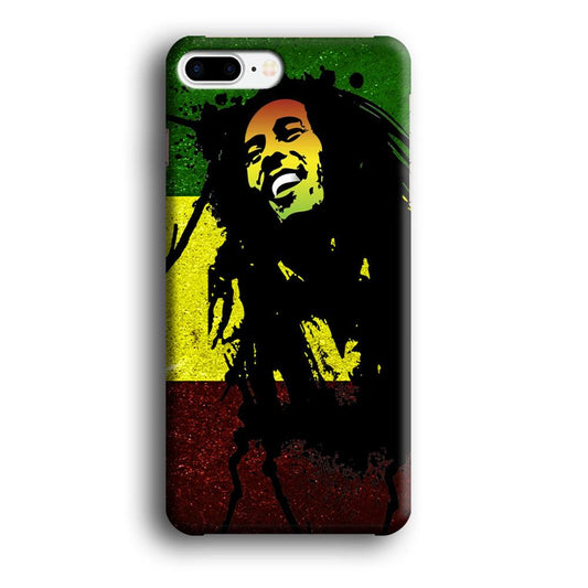 Bob Marley 003 iPhone 7 Plus Case-Plastic / Full Wrap (3D Case)-Xtracase