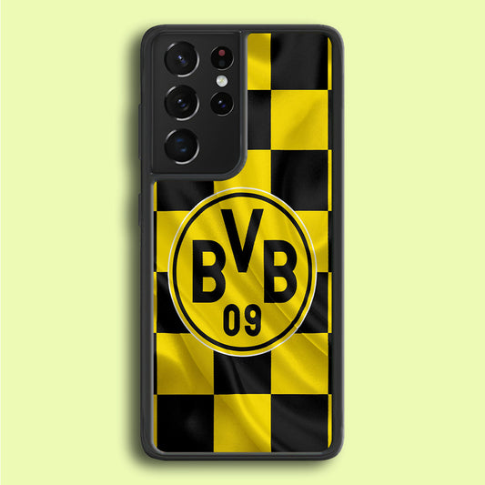 Borussia Dortmund Flag Club Samsung Galaxy S21 Ultra Case