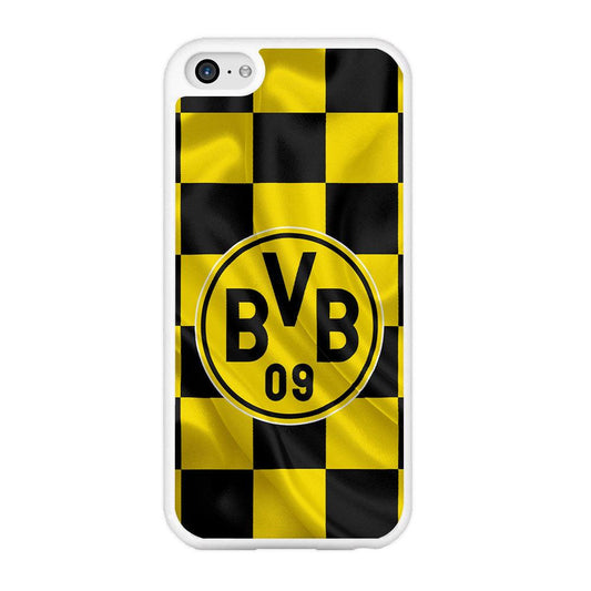 Borussia Dortmund Flag Club iPhone 5 | 5s Case-Rubber / White (2D Case)-Xtracase