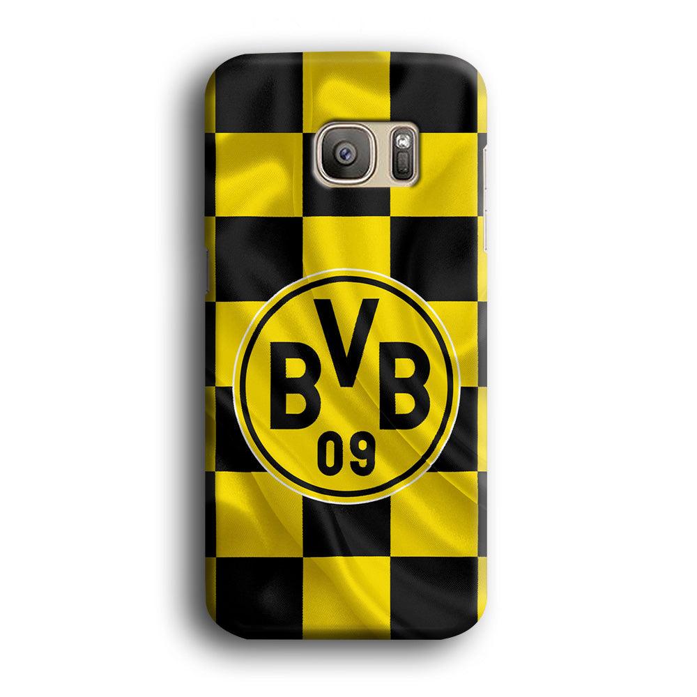 Borussia Dortmund Flag Club Samsung Galaxy S7 Edge Case-Plastic / Full Wrap (3D Case)-Xtracase
