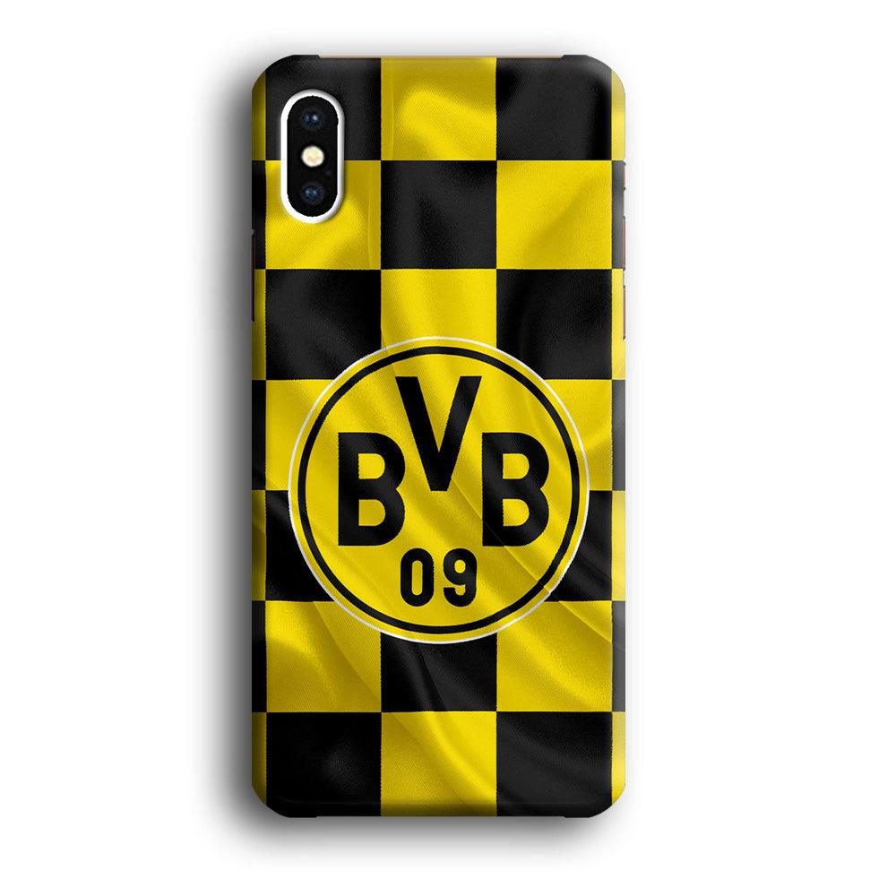 Borussia Dortmund Flag Club iPhone X Case-Plastic / Full Wrap (3D Case)-Xtracase