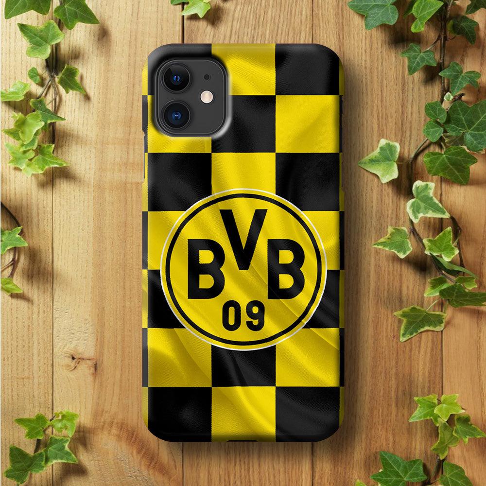 Borussia Dortmund Flag Club iPhone 11 Case-Plastic / Full Wrap (3D Case)-Xtracase