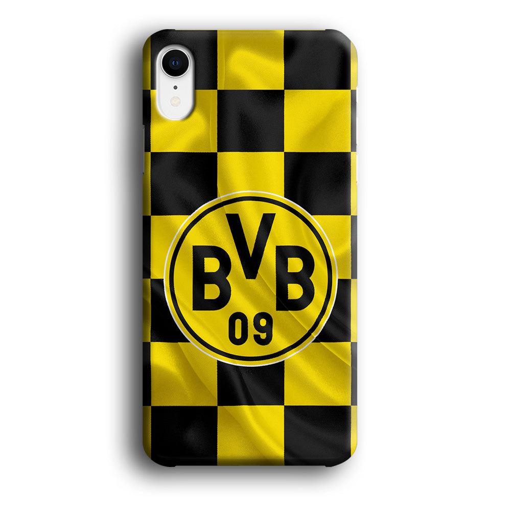 Borussia Dortmund Flag Club iPhone XR Case-Plastic / Full Wrap (3D Case)-Xtracase