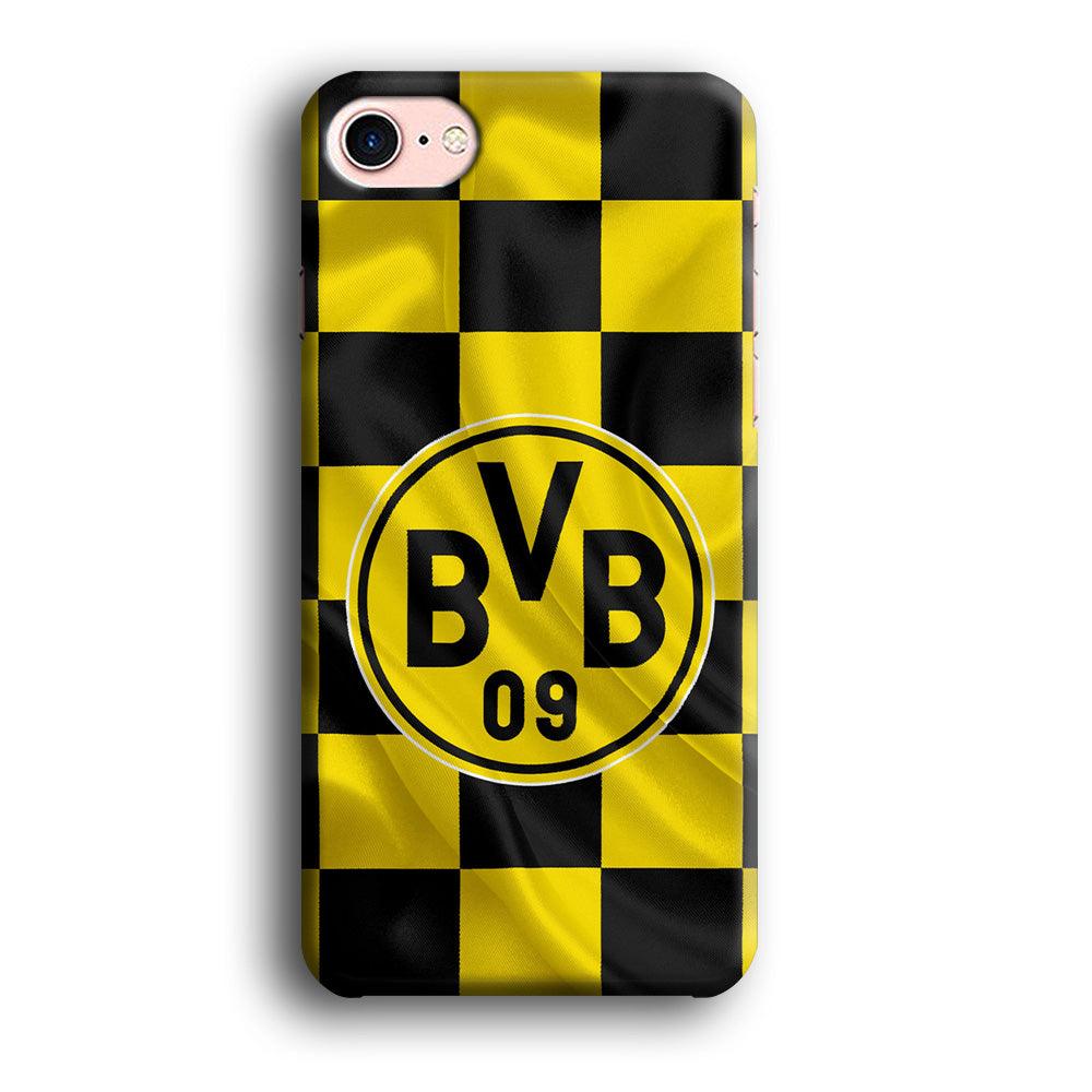 Borussia Dortmund Flag Club iPhone SE 2020 Case-Plastic / Full Wrap (3D Case)-Xtracase