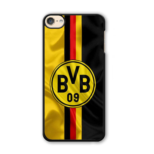 Borussia Dortmund Flag Logo iPod Touch 6 Case-Plastic / White (2D Case)-Xtracase