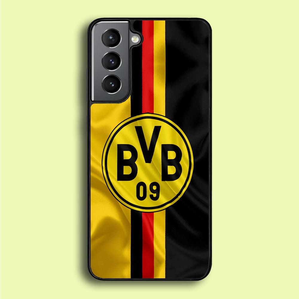 Borussia Dortmund Flag Logo Samsung Galaxy A16 Case-Rubber / White (2D Case)-Xtracase