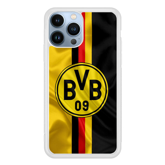 Borussia Dortmund Flag Logo iPhone 13 Pro Max Case