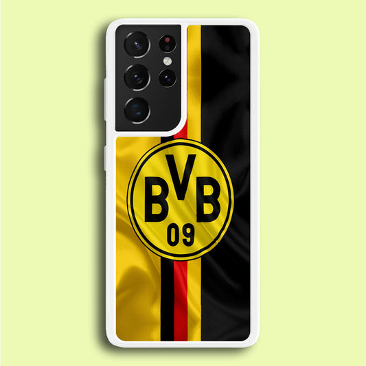 Borussia Dortmund Flag Logo Samsung Galaxy S21 Ultra Case
