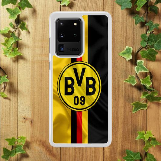 Borussia Dortmund Flag Logo Samsung Galaxy S20 Ultra Case