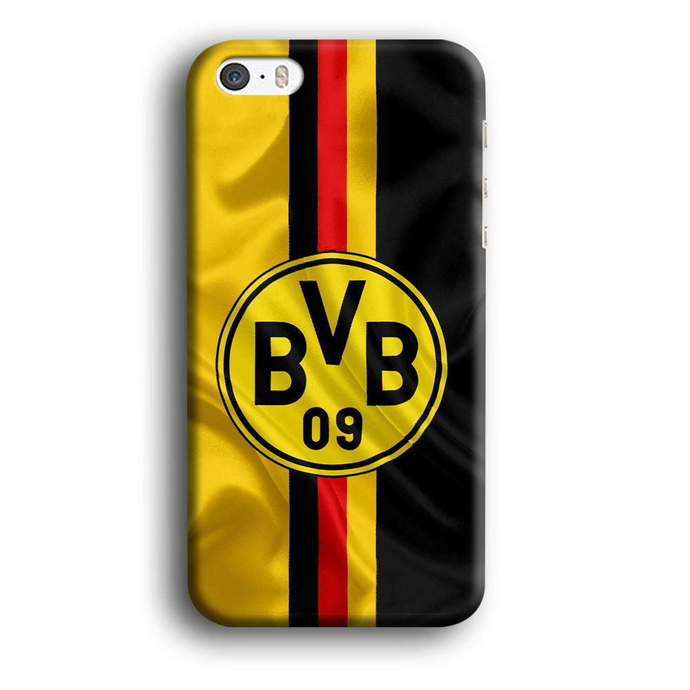 Borussia Dortmund Flag Logo iPhone 5 | 5s Case-Plastic / Full Wrap (3D Case)-Xtracase