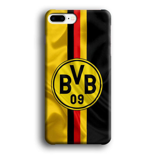 Borussia Dortmund Flag Logo iPhone 8 Plus Case-Plastic / Full Wrap (3D Case)-Xtracase