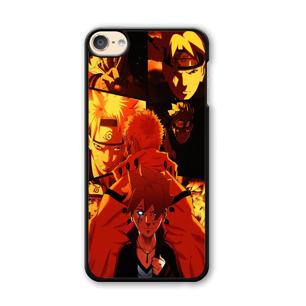 Boruto and Naruto iPod Touch 6 Case-Plastic / White (2D Case)-Xtracase