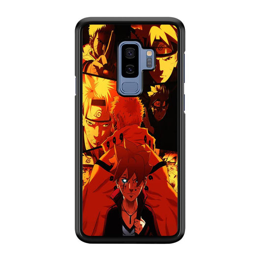 Boruto and Naruto Samsung Galaxy S9 Plus Case-Rubber / White (2D Case)-Xtracase