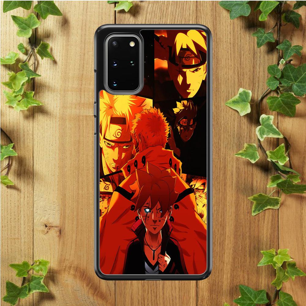 Boruto and Naruto Samsung Galaxy S20 Plus Case-Plastic / Full Wrap (3D Case)-Xtracase