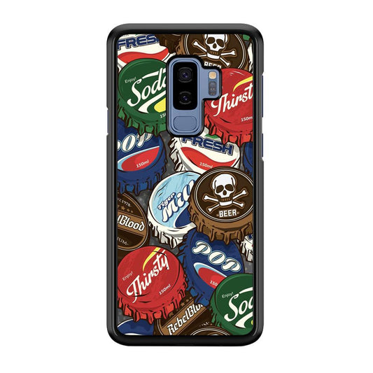 Bottle Cap Doodle Samsung Galaxy S9 Plus Case-Plastic / Full Wrap (3D Case)-Xtracase
