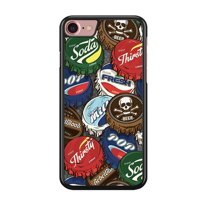Bottle Cap Doodle iPhone SE 2020 Case-Xtracase