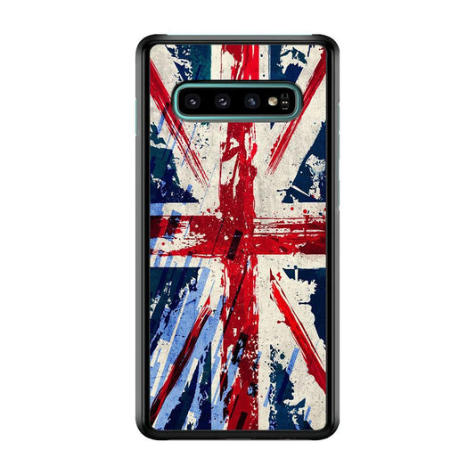 Britain Flag Samsung Galaxy S10 Case-Plastic / Full Wrap (3D Case)-Xtracase