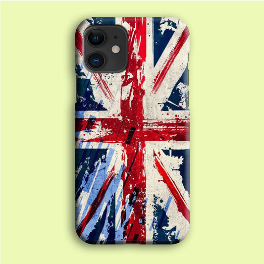 Britain Flag iPhone 12 Case-Plastic / Full Wrap (3D Case)-Xtracase