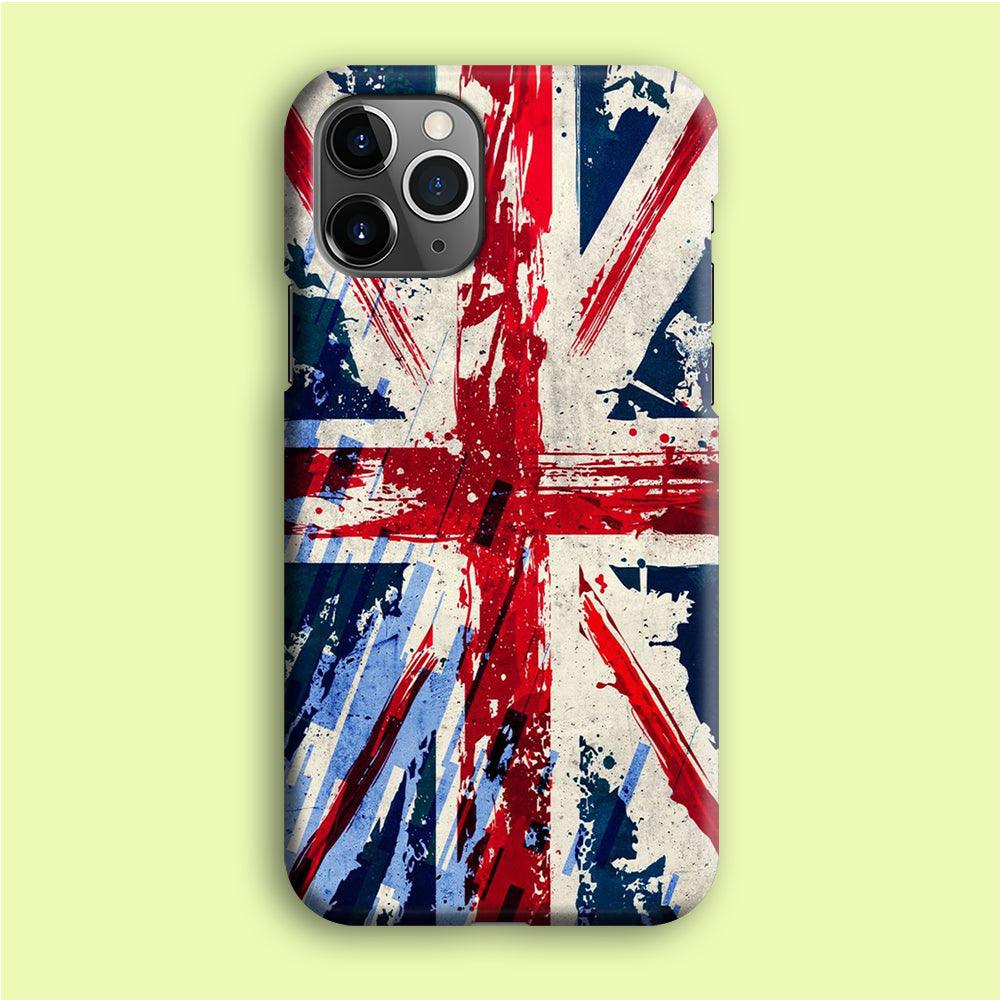 Britain Flag iPhone 12 Pro Case-Plastic / Full Wrap (3D Case)-Xtracase