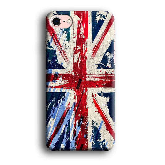 Britain Flag iPhone 8 Case-Plastic / Full Wrap (3D Case)-Xtracase