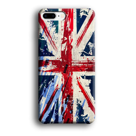 Britain Flag iPhone 7 Plus Case-Plastic / Full Wrap (3D Case)-Xtracase