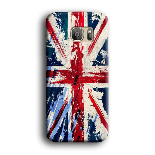Britain Flag Samsung Galaxy S7 Edge Case-Plastic / Full Wrap (3D Case)-Xtracase