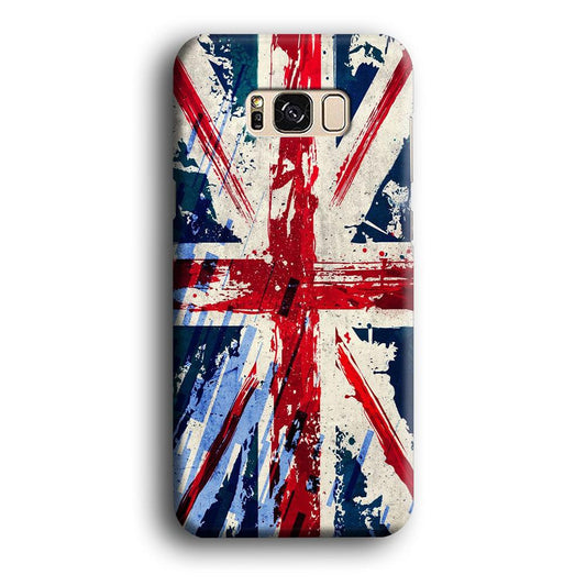 Britain Flag Samsung Galaxy S8 Case-Plastic / Full Wrap (3D Case)-Xtracase