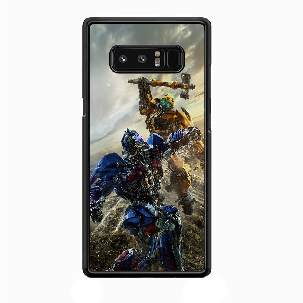 Bumblebee Fighting Samsung Galaxy Note 8 Case-Plastic / Full Wrap (3D Case)-Xtracase