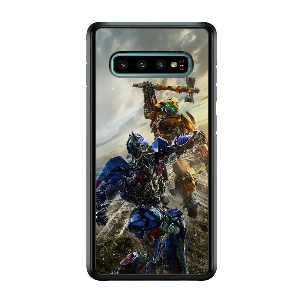 Bumblebee Fighting Samsung Galaxy S10 Plus Case-Plastic / Full Wrap (3D Case)-Xtracase