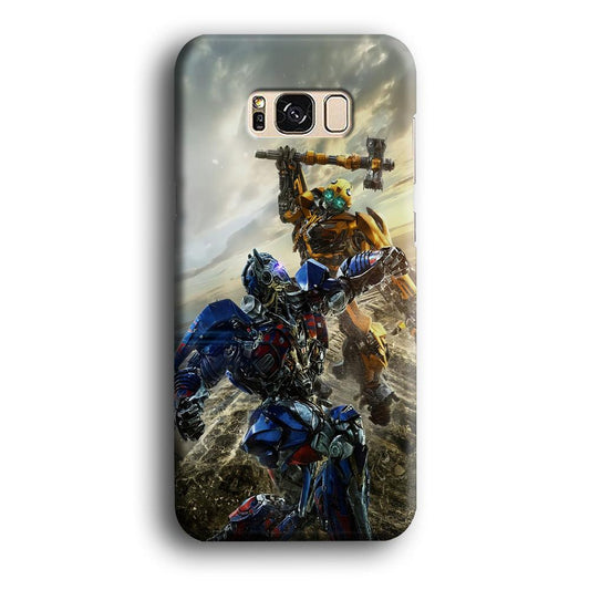 Bumblebee Fighting Samsung Galaxy S8 Plus Case-Plastic / Full Wrap (3D Case)-Xtracase