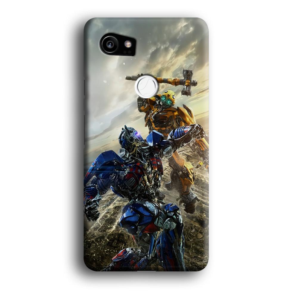 Bumblebee Fighting Google Pixel 2 XL 3D Case-Xtracase