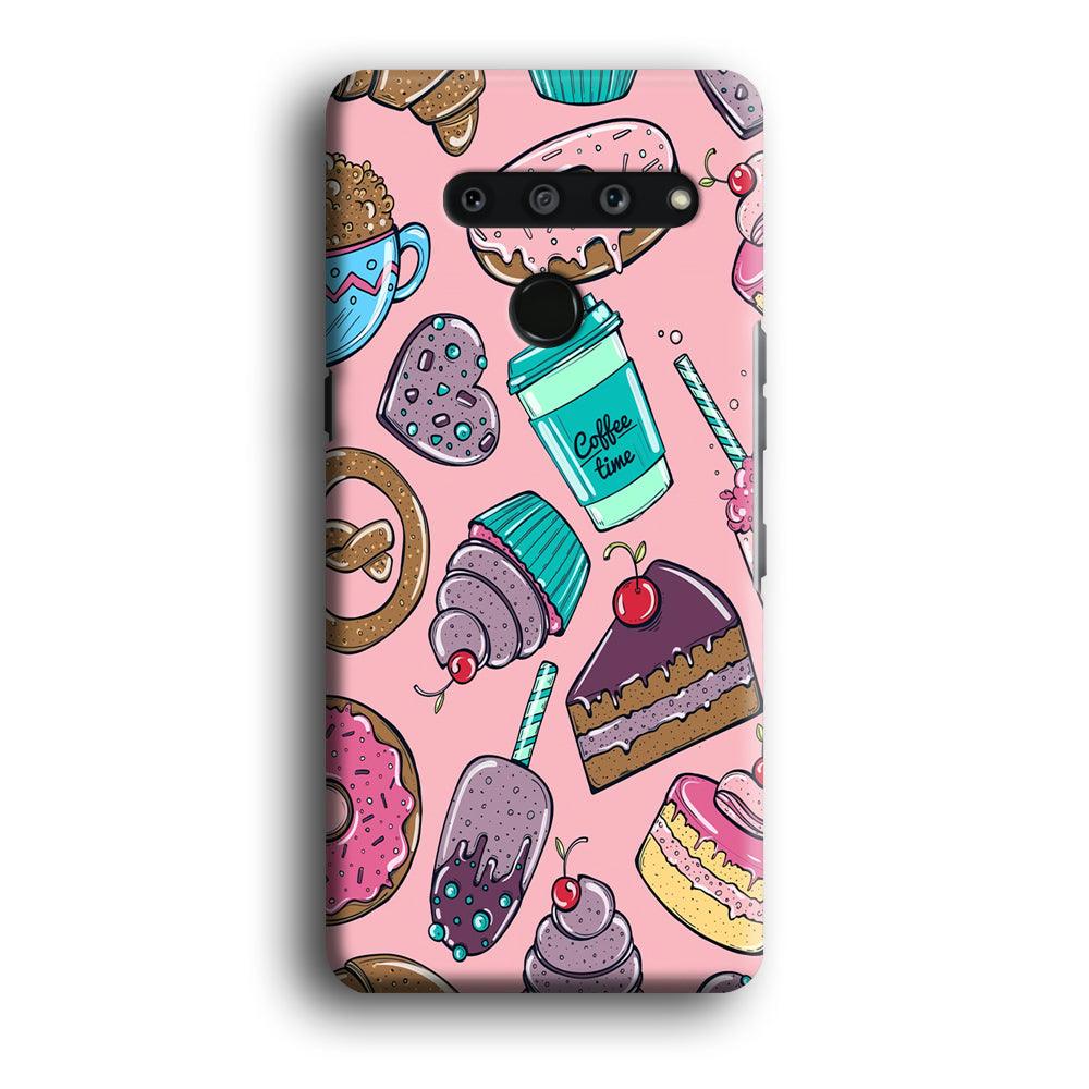 Cake and Snack Doodle LG V50 3D Case-Xtracase