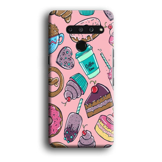 Cake and Snack Doodle LG V50 3D Case-Xtracase
