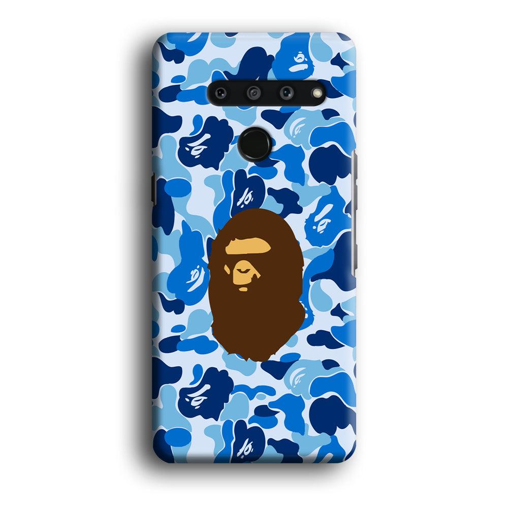Camo Blue Head Monkey LG V50 3D Case-Xtracase